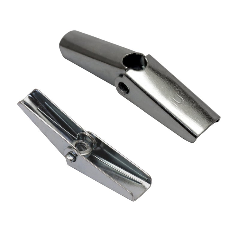 TCH Hardware 10 Pack Toggle Bolt 3/16" x 2" + 4" Slotted Drive Screws - Drywall Sheet Rock Anchor Hollow Wall Butterfly Spring Loaded Wing - Image 2